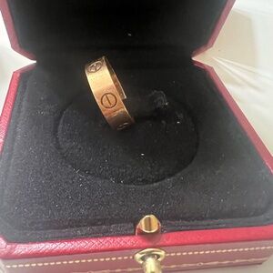Cartier Love Ring. Rose Gold. Size 53